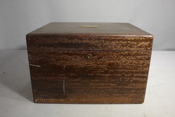 Vintage Wooden Humidor Box