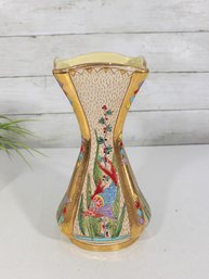 Volpi Deruta Italian Majolica Vase  Limited Edition 25/2500 Bird Design  10'
