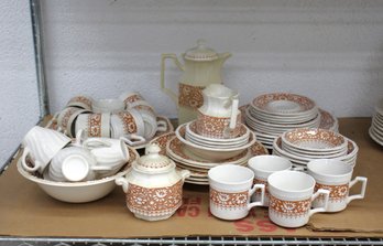 Vintage Kensington Staffordshire Ironstone Dinnerware Set