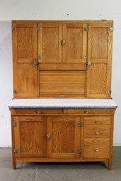 Antique  Mastercraft Cabinet Cupboard Oak Antique