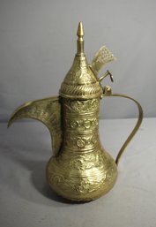 Brass Arabic Coffee Pot Embossed