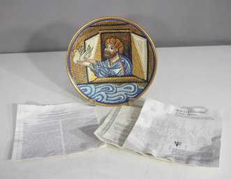 Veneto Flair 'No E La Colomba' Limited Edition Plate  8' Hand-Painted