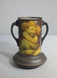 Tea Poetry Tin Double Handle Urn He To Her A Hero Is...