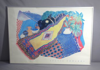 Sylvia Edwards Framed Vintage Poster