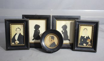 Collection Of Antique Portraiture: Miniature Paintings And Silhouettes