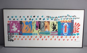 Framed H. Matisse 'Juin' - Vibrant Art Print