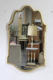 Cream And Gold Framed Mirror