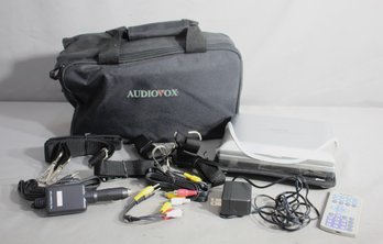 Audiovox Portable DVD Player Bundle With Accessories-untested