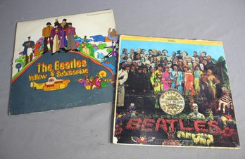 1968 The Beatles Yellow Submarine Capitol Rec & The Beatles Yellow Submarine Capitol Rec