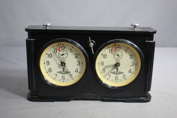 Tournament Soviet Chess Clock Jantar USSR Chess Clock 60s Vintage Bakelite Chess Clock