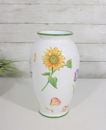 Tiffany & Co. Tiffany Garden Porcelain Vase  Designed By Tiffany  10' Tall