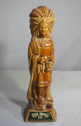 Ezra Brooks Real Sippin Whiskey Collectors Series Decanter