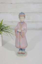 LLADR Asian Boy Figurine  Porcelain Figure (19951999)  9.5'