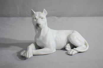 Vintage German Porcelain Great Dane Figurine