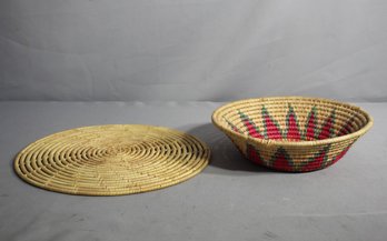 Boho Handmade Wicker Basket