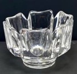 1 Of 2-Orrefors Crystal CORONA Bowl By Lars Hellsten  New In Box  Swedish Art Glass