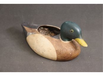 Yellow-Bill Mallard Decoy, Ceramic