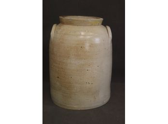 Antique S.H. & G. W. Farrar Stamped Stoneware Lidded Vessel With Handles
