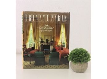 BOOK/Int-Ext Design - Private Paris, The Most Beautiful Apartments By Marie-France Boyer, Abbeville Books 1988