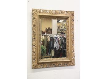 Ornate Gilt-style Acanthus Foliage Decorative Frame With Mirror