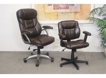 Two Chairs: Bossman & The Junior Partner Executive Office Chairs