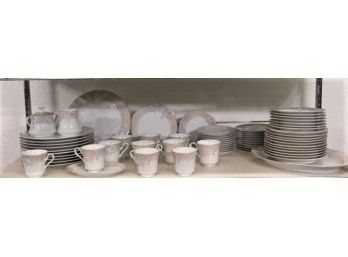 Vintage 80s Mikasa:  50 Plus Piece Lot /Partial Set - Mikasa Charisma Beige Fine China