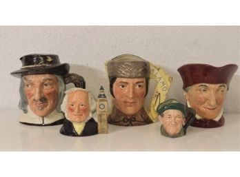 Group Lot Of Toby Mugs