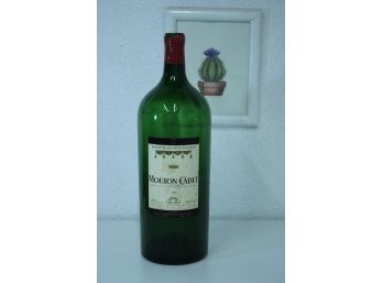 A Jeroboam Of 1972 Rothschild Mouton-Cadet (A Bordeaux Five Liter Is Jeroboam, Or 6.67  Regular Bottles)