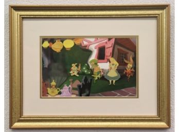 Disney Collector Alert! Alice In Wonderland 50th Anniversary Character Pin Set -Certificate Of Authenticity