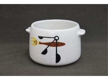 Vintage MCM West Bend Pottery Stoneware Bean Pot Base (no Lid)