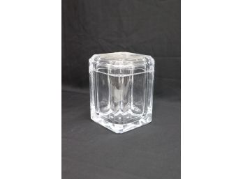 JSR Monogram Crystal Lidded Vessel