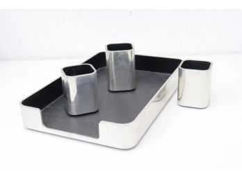 Smith-METAL-Arts Radius One Desk Set (4 Piece) - William Sklaroff Designer