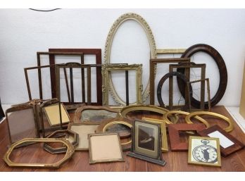 Group Lot Of Picture Frames