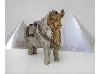 Torito De Pucara MCM Peruvian Ceramic Bull Vessel