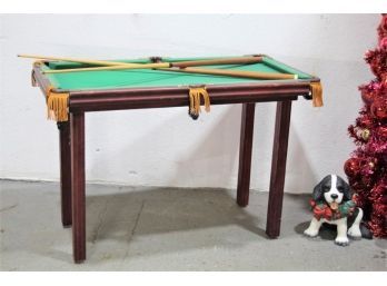 Vintage Collector's Minnesota Fats Miniature Pool Table