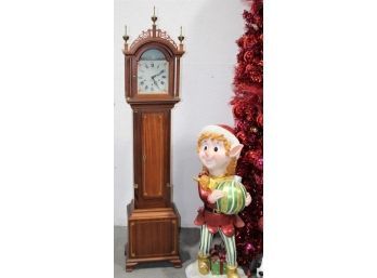 Vintage Grandmother Clock By Elmer O. Stennes Weymouth MA