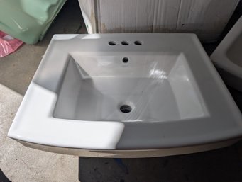 Kohler Archer Pedestal Laboratory Basin 2358-4-0 No Pedestal Base, Sink Only. NO SHIPPING