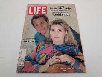 LIFE Magazine October 18 1968 Gene McCarthy Magazine With Beautiful Mcm Advertisements