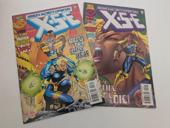 Xavier's Security Enforcers Comic Lot Of 2 Good