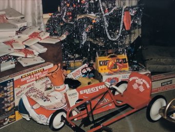 1960s Beautiful Retro Christmas Color Film Slide