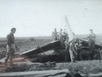 World War 2 Black And White Film Slide United States Military  Artillery