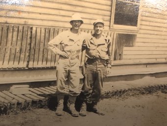 2 World War 2 Army Barracks Photographs Lot 8