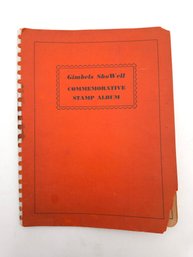 Vintage US Postage Stamp Collection Album W/ Partially Filled Pages - C. 1930s-1940s