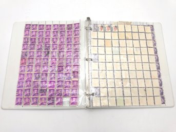 Album Full Of Antique Sorted And Labeled Postage Stamps - 1942-1963
