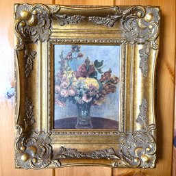 Museums Of France Brushstrokes Collection 'Flowers In A Vase' By Pierre-Auguste Renoir - Vintage Repro.