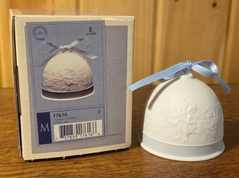 LLADRO Spain #17616 'Winter Bell' Porcelain Bell - 1991