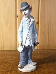LLADRO Spain #5472 'Circus Sam' Porcelain Clown Figurine C. ~1960s-1980s