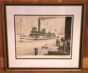 Signed Steamboat 'River Queen' Limited Edition Print