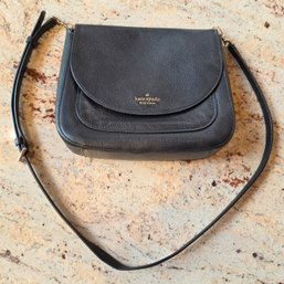 Kate Spade New York Black Leather Shoulder Bag