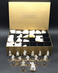'the Gold-On-Crystal Christmas Bell Ornaments' Bells With Holiday Themed Finials & Gold Accents, Set Of 13
